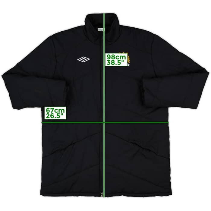 2009-10 Manchester City Umbro Padded Bench Coat - 8/10 - (XXL)
