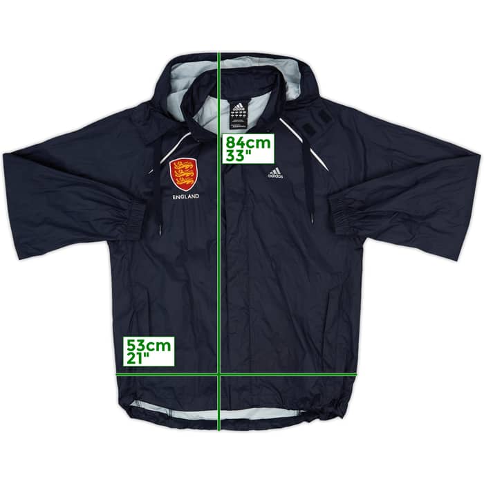 2009-10 adidas Rain Jacket Template (England) - 9/10 - (S)