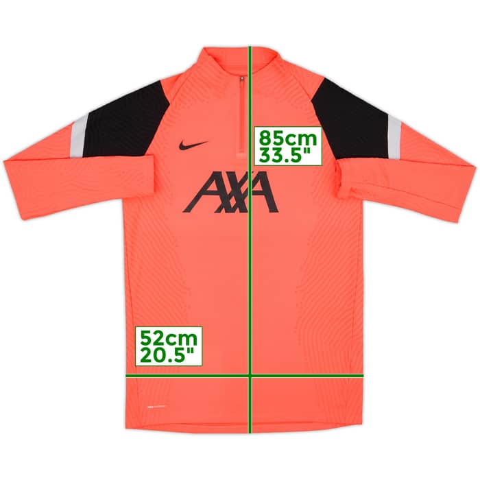 2020-21 Liverpool Nike Vaporknit 1/4 Zip Training Top - 10/10 - (L)