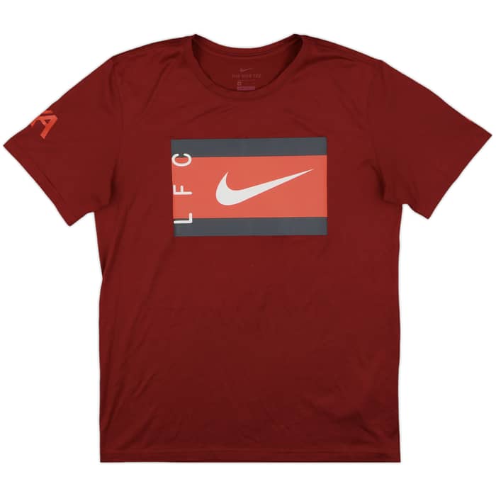 2021-22 Liverpool Nike Graphic Tee - 8/10 - (M)
