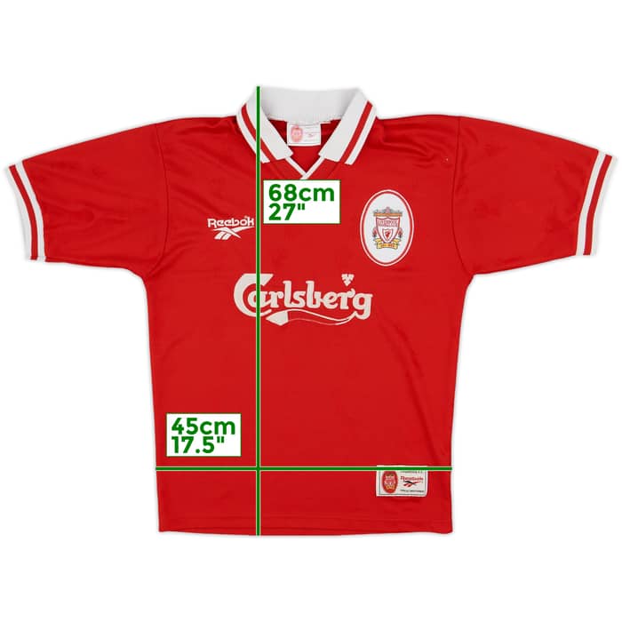 1996-98 Liverpool Home Shirt - 4/10 - (S)
