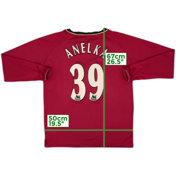 2006-08 Bolton Away L/S Shirt Anelka #39 - 7/10 - (L)