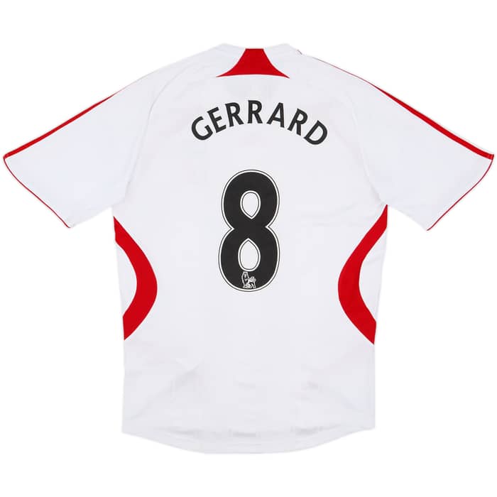 2007-08 Liverpool Away Shirt Gerrard #8 - 7/10 - (S)
