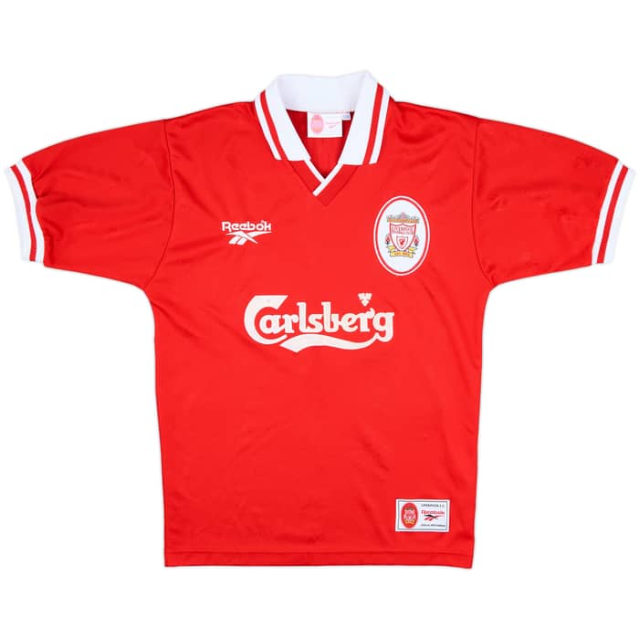 1996-98 Liverpool Home Shirt Fowler #9 - 7/10 - (S)