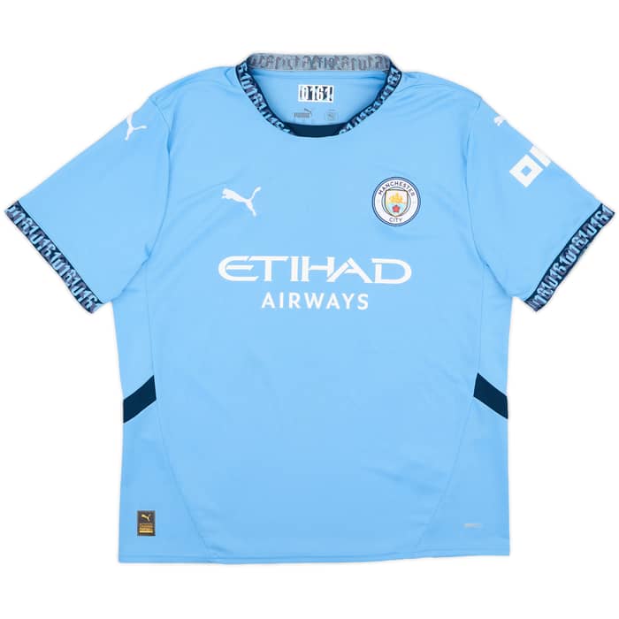 2024-25 Manchester City Home Shirt De Bruyne #17 - 8/10 - (XL)