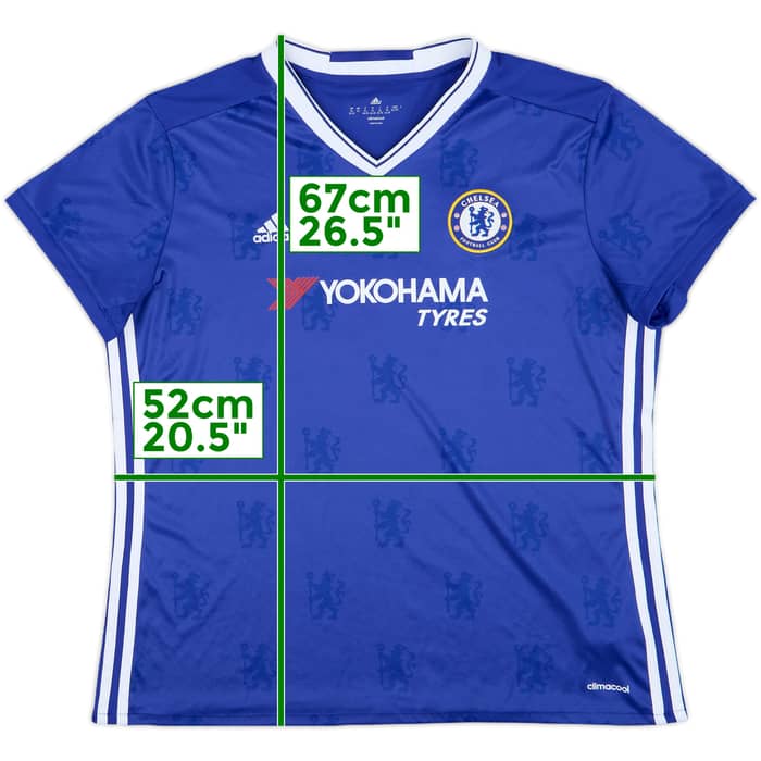 2016-17 Chelsea Home Shirt - 8/10 - (Women's XL)