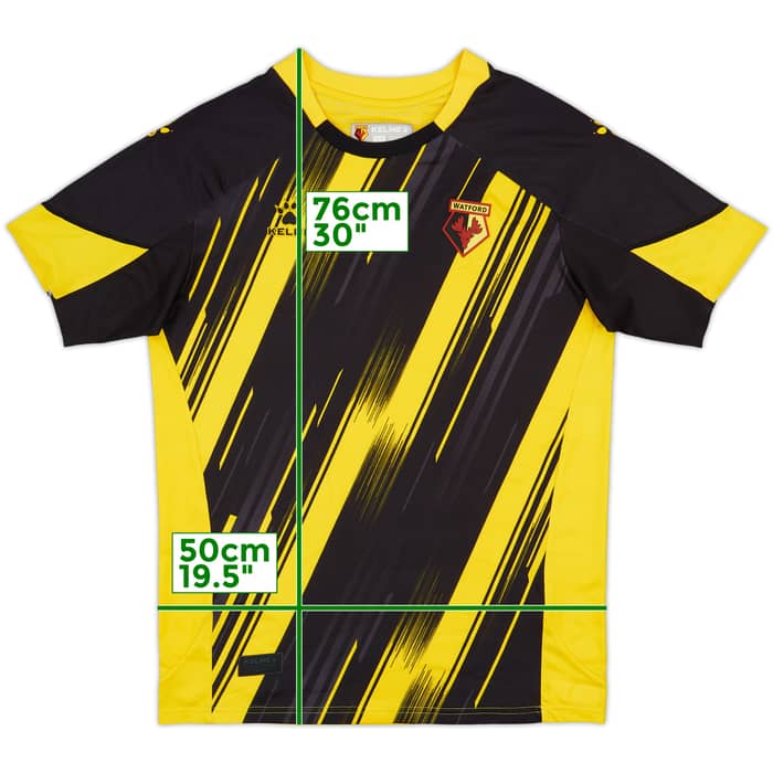 2023-24 Watford Home Shirt - 9/10 - (M)