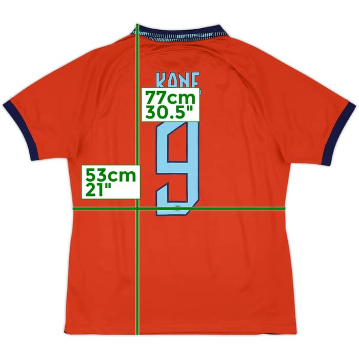 2022-23 England Away Shirt Kane #9 - 10/10 - (L)