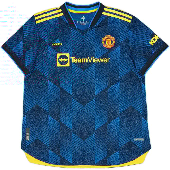 2021-22 Manchester United Authentic Third Shirt - 10/10 - (Women's XL)