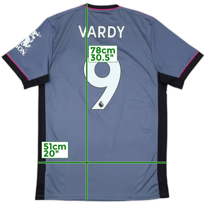 2021-22 Leicester Third Shirt Vardy #9 - 9/10 - (M)