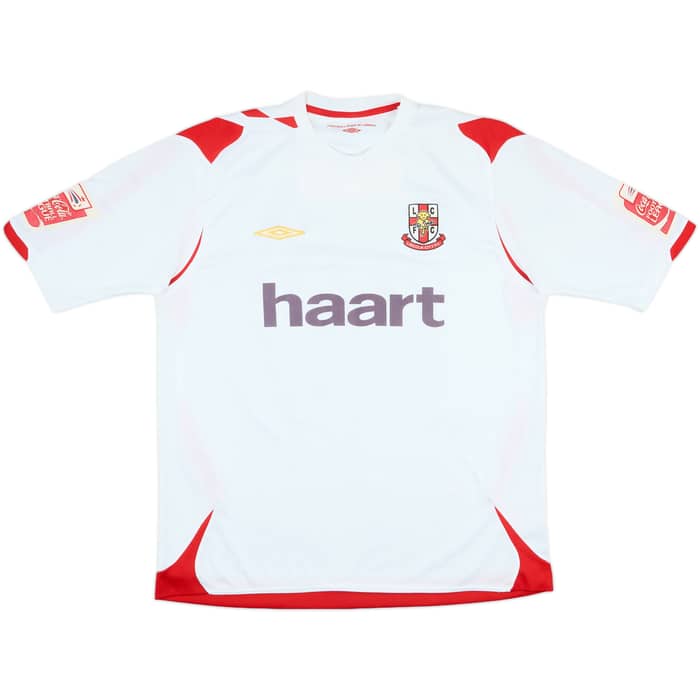 2008-09 Lincoln City Match Issue Away Shirt Mullarkey #22