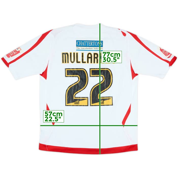 2008-09 Lincoln City Match Issue Away Shirt Mullarkey #22