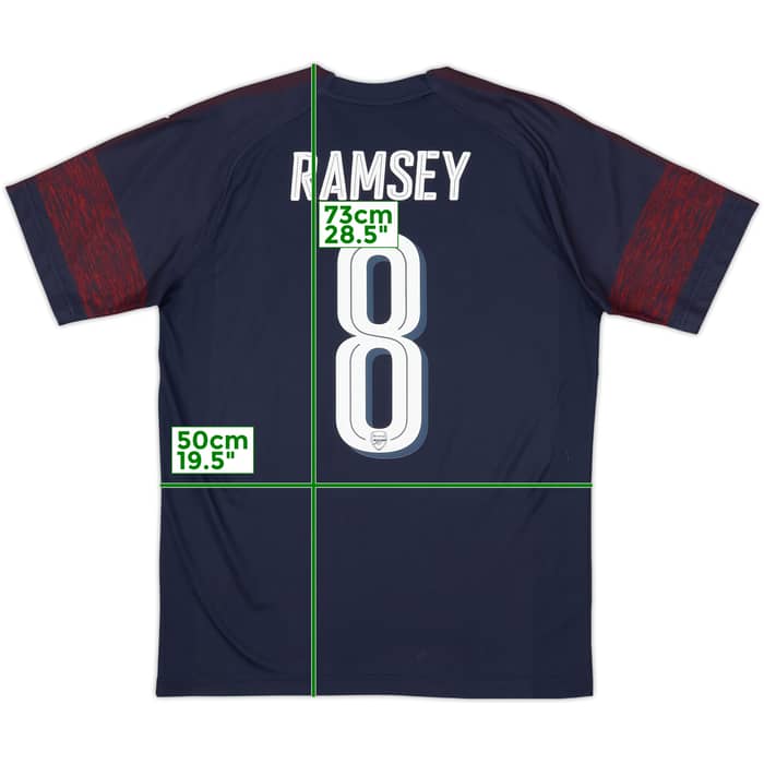2018-19 Arsenal Away Shirt Ramsey #8 - 9/10 - (M)