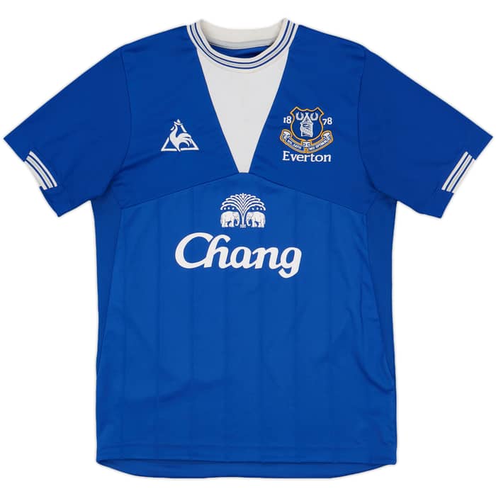 2009-10 Everton Home Shirt Baines #3 - 5/10 - (M)