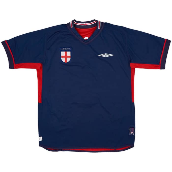 2002-04 England Away Shirt Scholes #8 - 5/10 - (S)