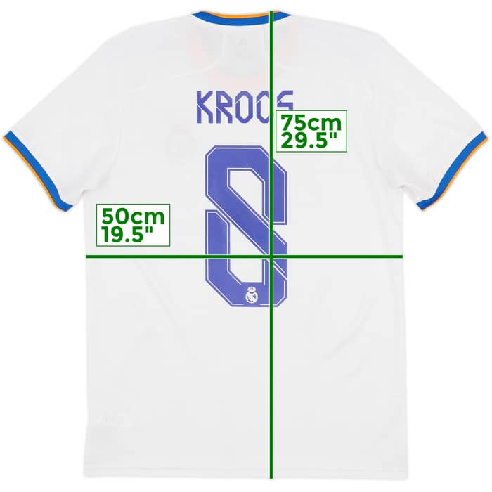 2021-22 Real Madrid Home Shirt Kroos #8 - 7/10 - (M)