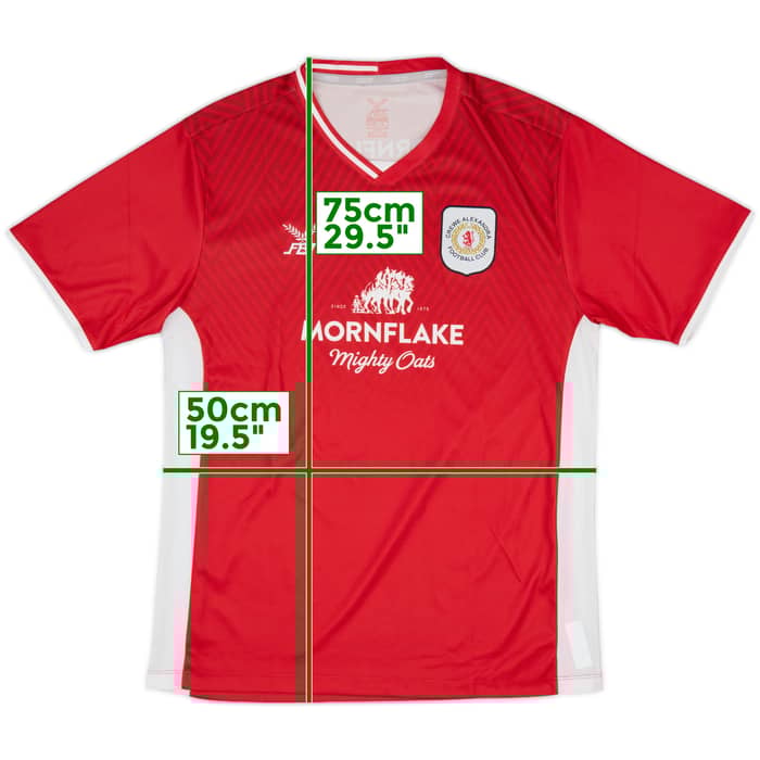 2022-23 Crewe Alexandra Home Shirt - 9/10 - (M)
