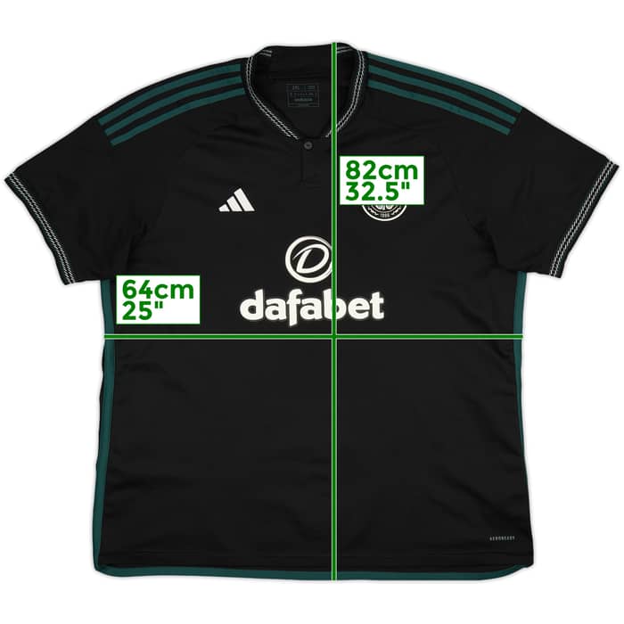 2023-24 Celtic Away Shirt - 9/10 - (XXL)