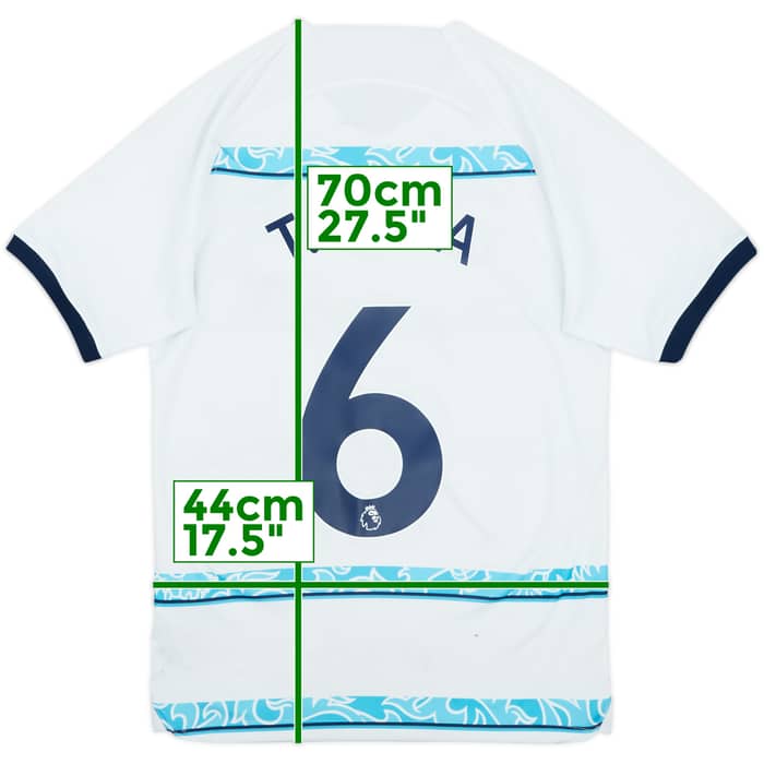 2022-23 Chelsea Away Shirt T.Silva #6 - 7/10 - (S)