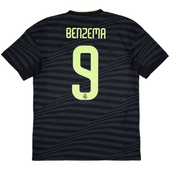 2022-23 Real Madrid Third Shirt Benzema #9 - 10/10 - (M)