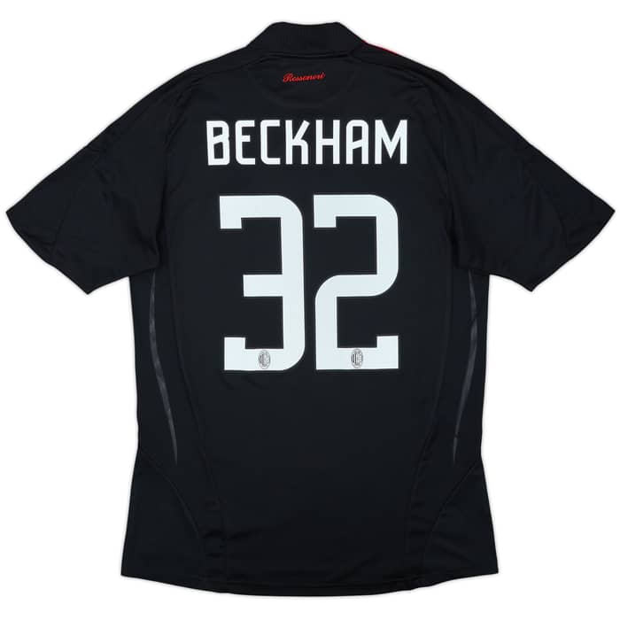 2008-09 AC Milan Third Shirt Beckham #32 - 6/10 - (M)