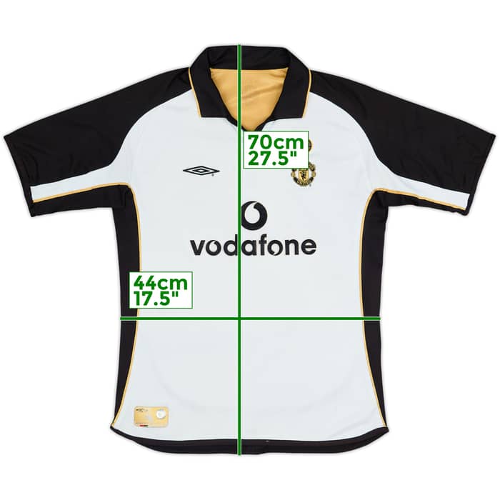 2001-02 Manchester United Centenary Away/Third Shirt - 5/10 - (L.Boys)