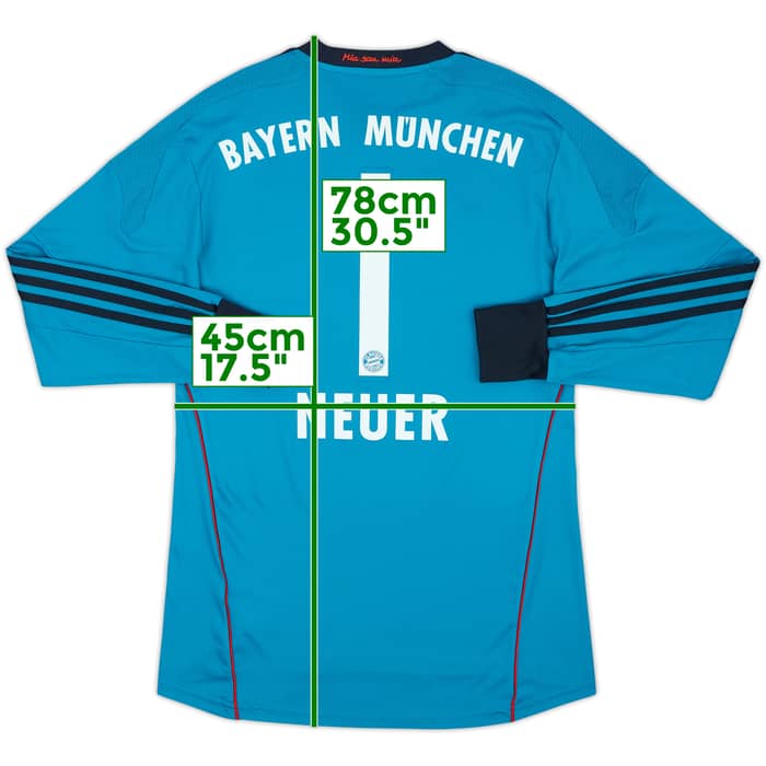 2013-14 Bayern Munich GK Shirt Neuer #1 - 8/10 - (S)