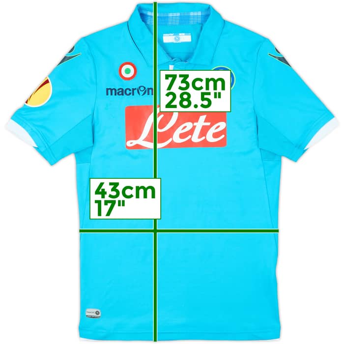 2014-15 Napoli European Home Shirt - 8/10 - (M)