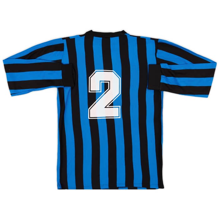 1986-88 Inter Milan Home L/S Shirt #2 - 4/10 - (L. Boys)