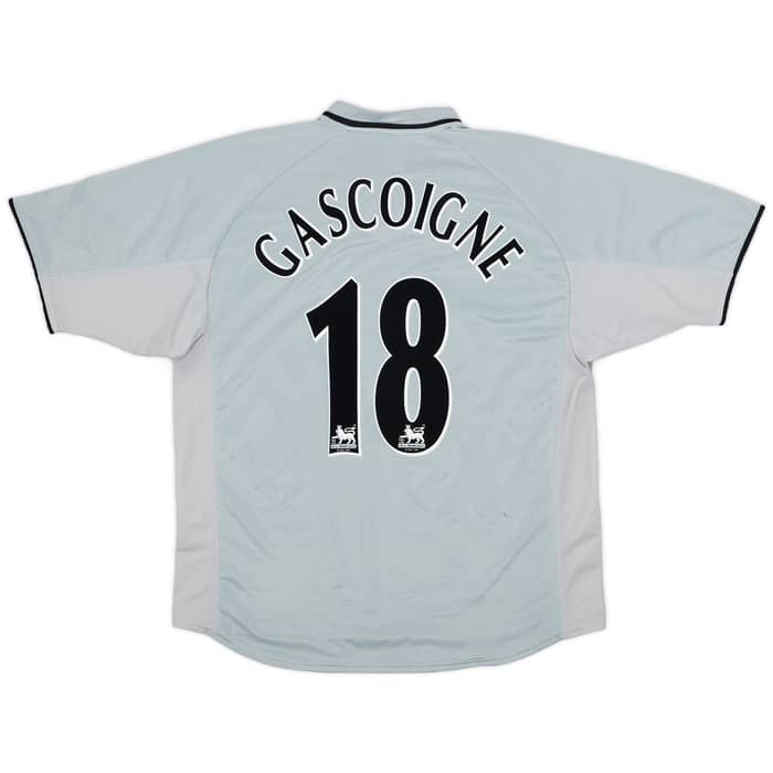 2001-02 Everton Away Shirt Gascoigne #18 - 6/10 - (L)