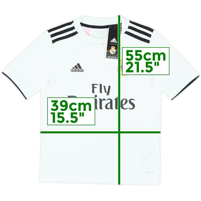 2018-19 Real Madrid Home Shirt (S.Boys)