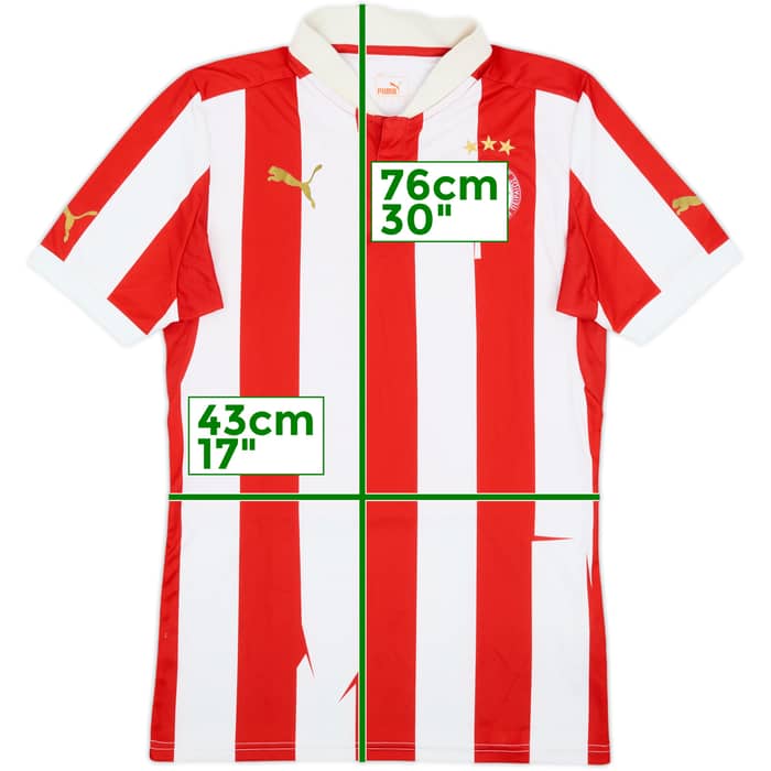 2012-13 Olympiakos Home Shirt - 7/10 - (M)