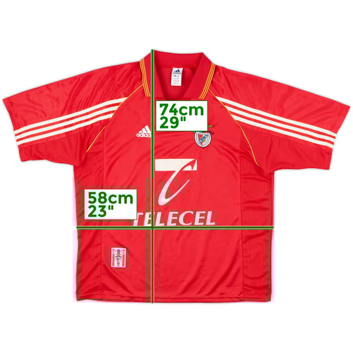 1998-99 Benfica Home Shirt - 9/10 - (L)