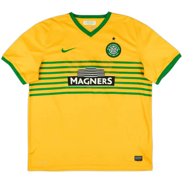 2013-14 Celtic Away Shirt Virgil #5 - 9/10 - (XL)