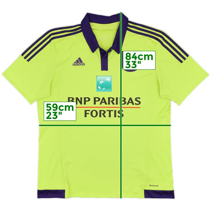 2015-16 Anderlecht Away Shirt - 7/10 - (XL)