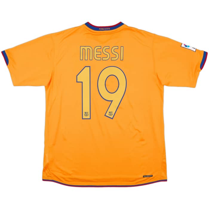 2006-08 Barcelona Away Shirt Messi #19 - 8/10 - (L)