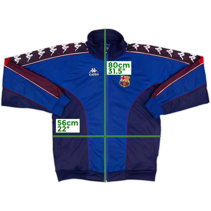 1995-97 Barcelona Kappa Track Jacket - 8/10 - (L)