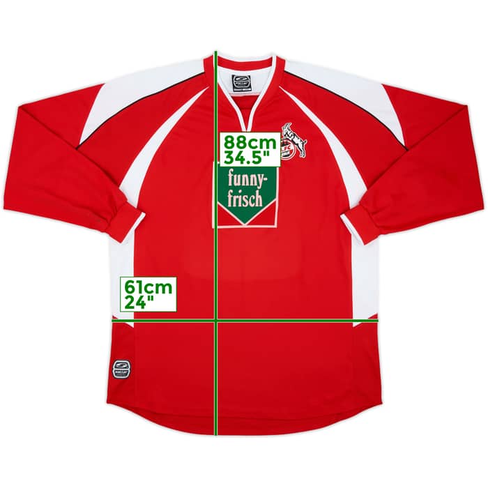 2004-05 FC Koln Home L/S Shirt - 9/10 - (XXL)