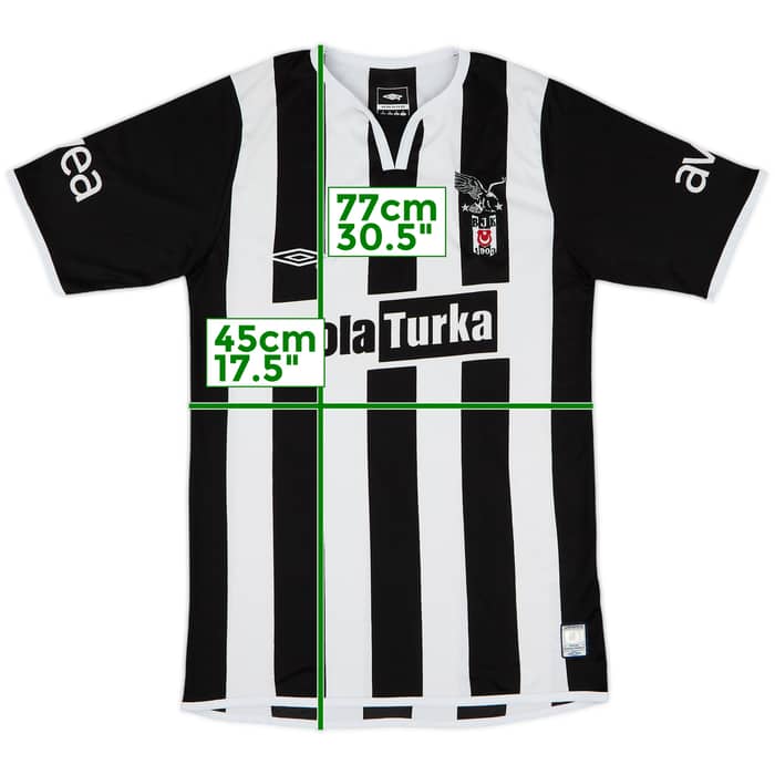 2006-07 Besiktas Basic Home Shirt - 7/10 - (S)