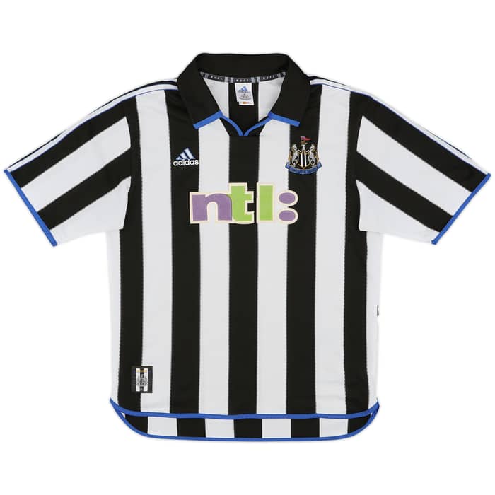 2000-01 Newcastle Home Shirt Shearer #9 - 9/10 - (L)