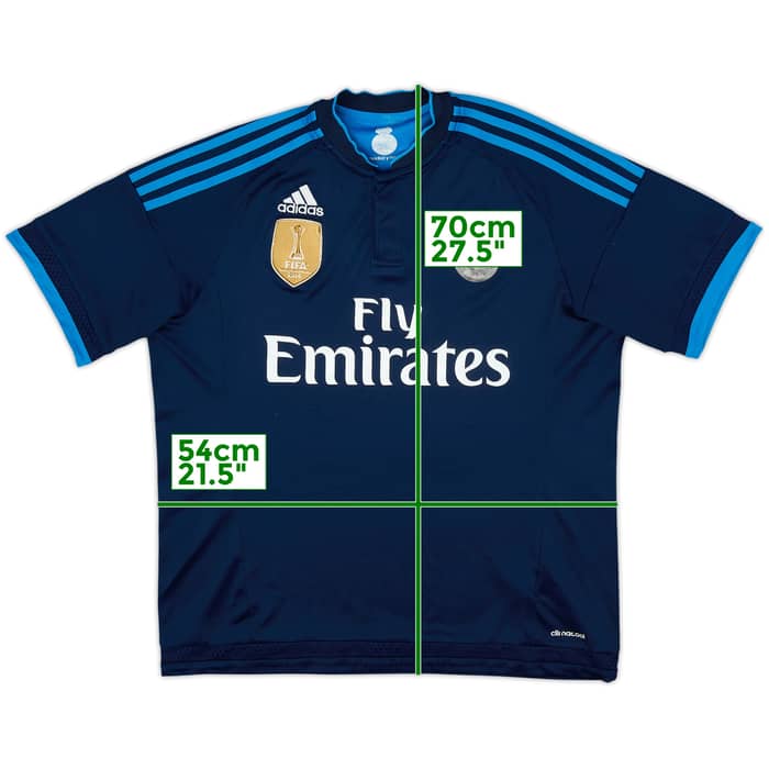 2015-16 Real Madrid Third Shirt - 4/10 - (M)