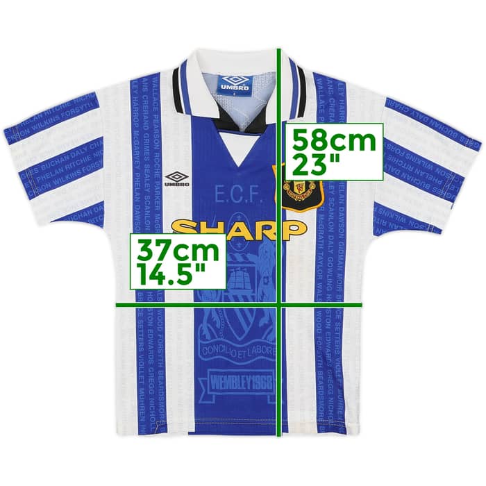 1994-96 Manchester United Third Shirt - 7/10 - (M.Boys)
