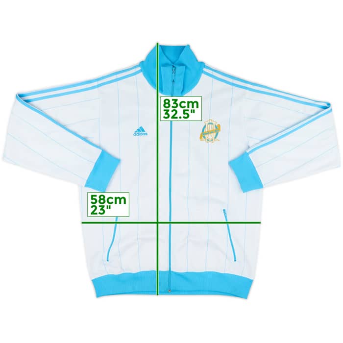 2009-10 Olympique Marseille adidas Track Jacket - 6/10 - (XL)