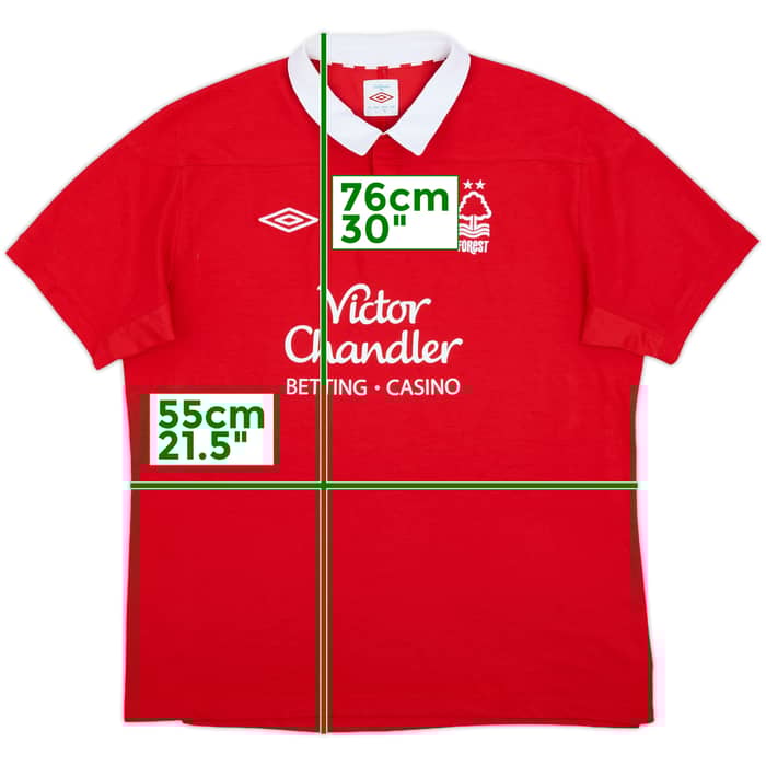 2010-11 Nottingham Forest Home Shirt - 10/10 - (M)