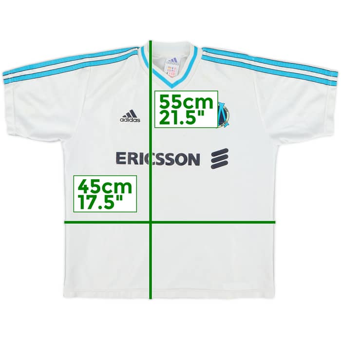 1998-99 Olympique Marseille Home Shirt - 5/10 - (M.Boys)