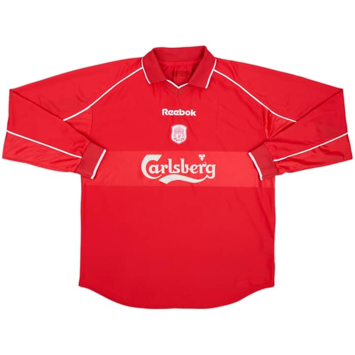 2000-02 Liverpool Home L/S Shirt Murphy #13 - 6/10 - (L)