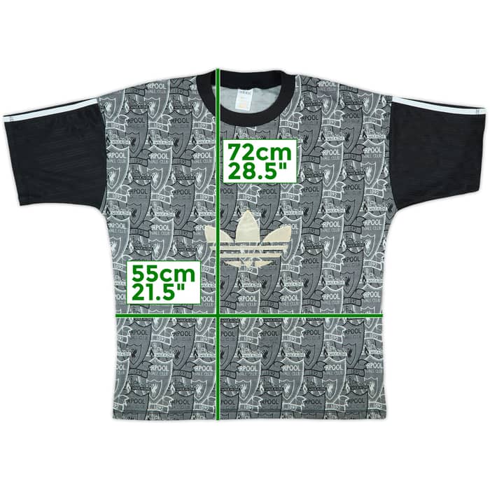 1993-95 Liverpool adidas Training Shirt - 7/10 - (M)