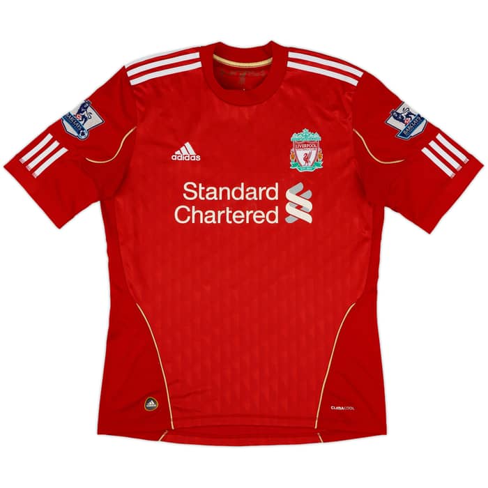 2010-12 Liverpool Home Shirt Gerrard #8 - 6/10 - (M)