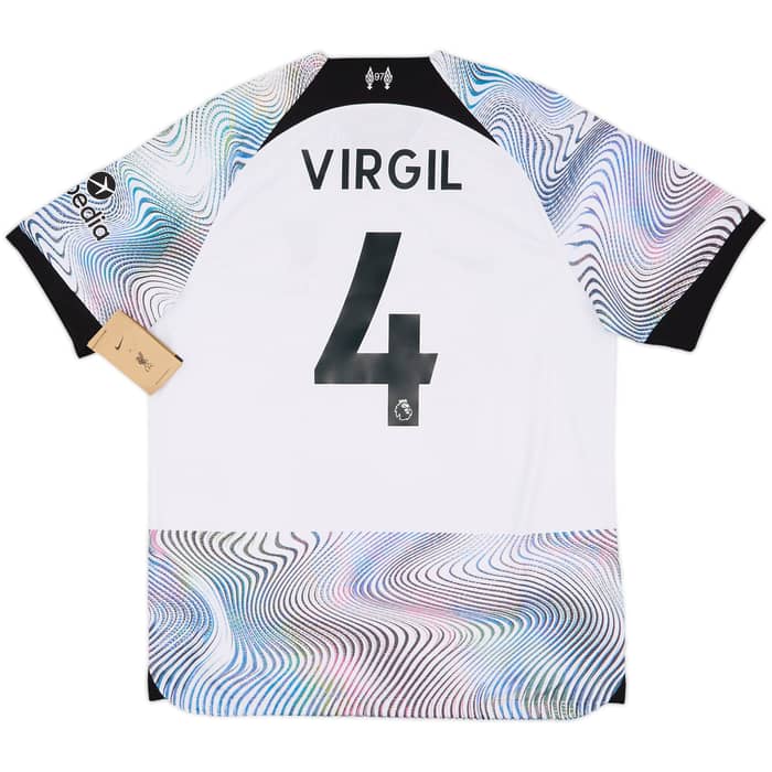 2022-23 Liverpool Away Shirt Virgil #4 (L)