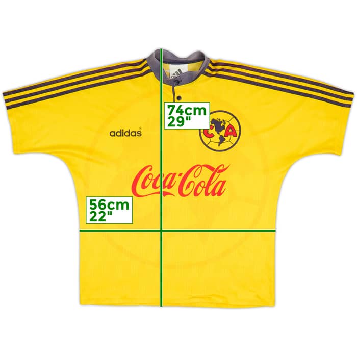 1996-98 Club America Home Shirt - 7/10 - (XL)
